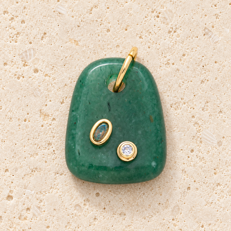 Green Aventurine Quartz Pendant