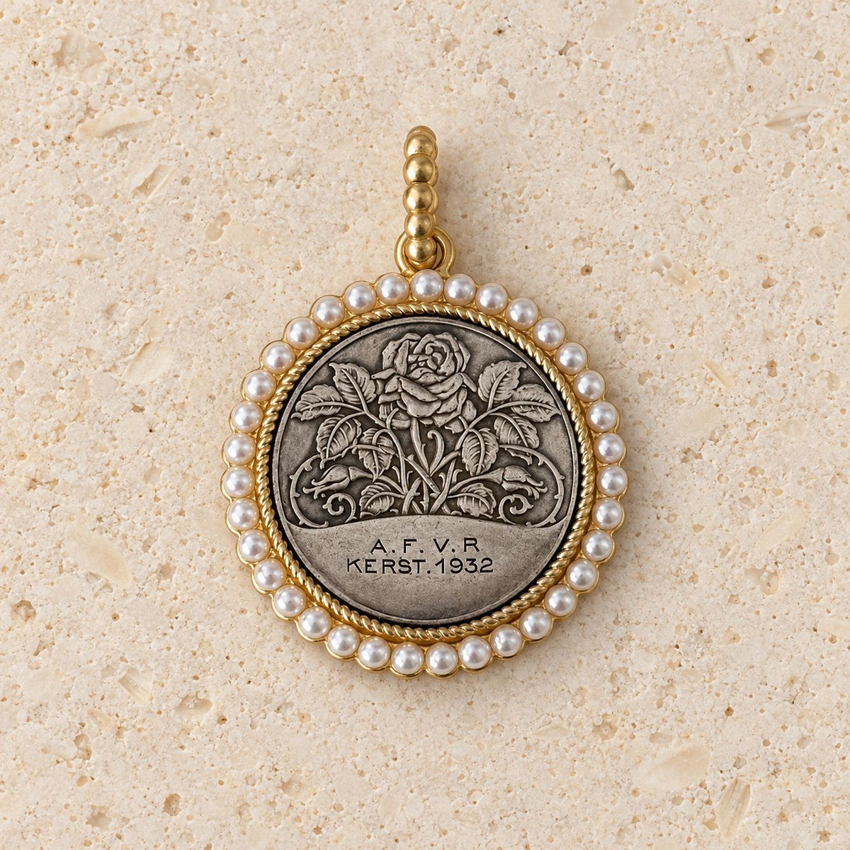 The Rose Garden Coin Pendant
