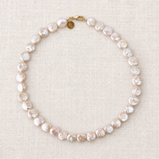 Freshwater Pearl Coin Necklace