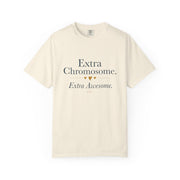 Extra Chromosome. Extra Awesome. Cream Unisex Tee
