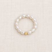 Petite Freshwater Pearl Stretch Ring