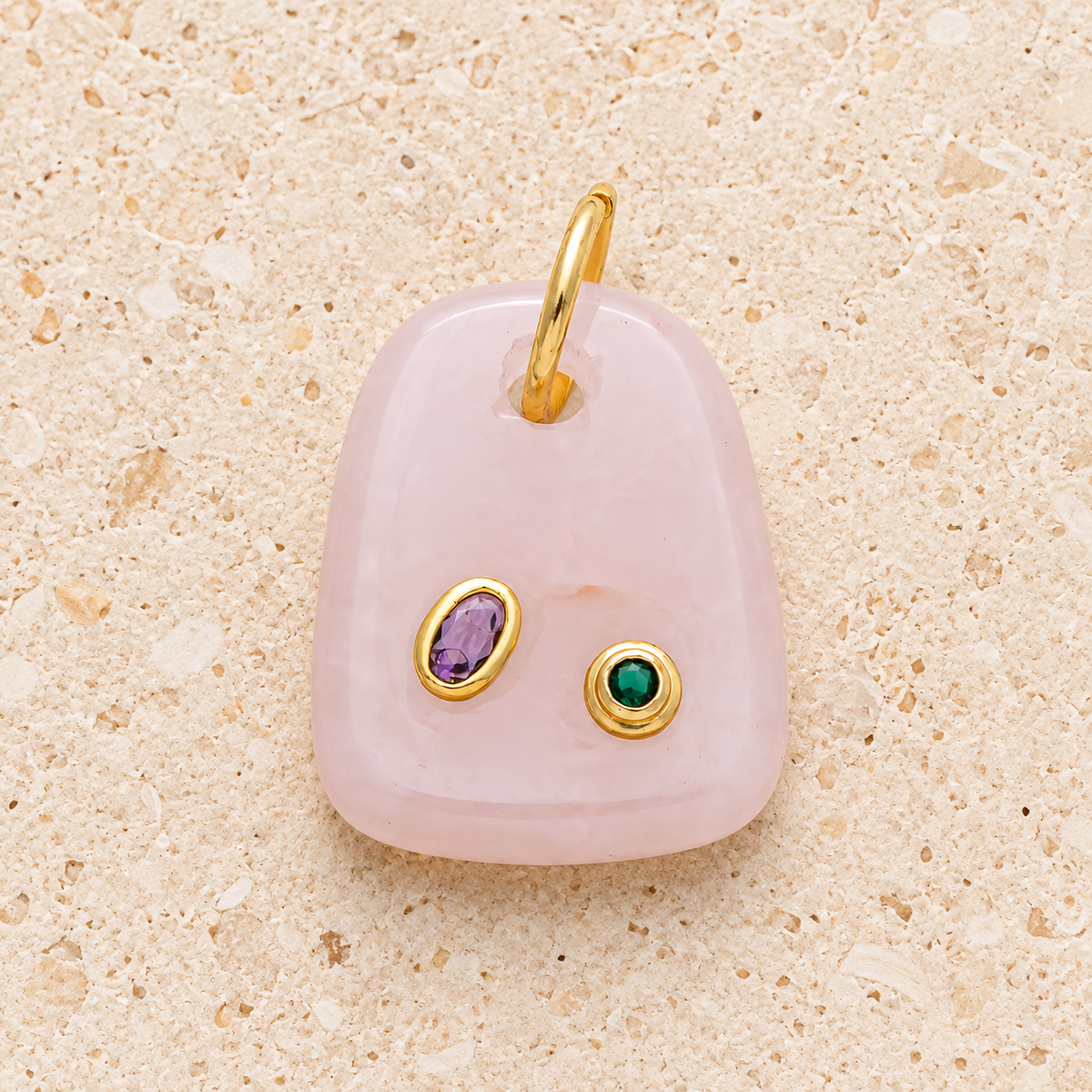 Rose Quartz Gemstone Pendant