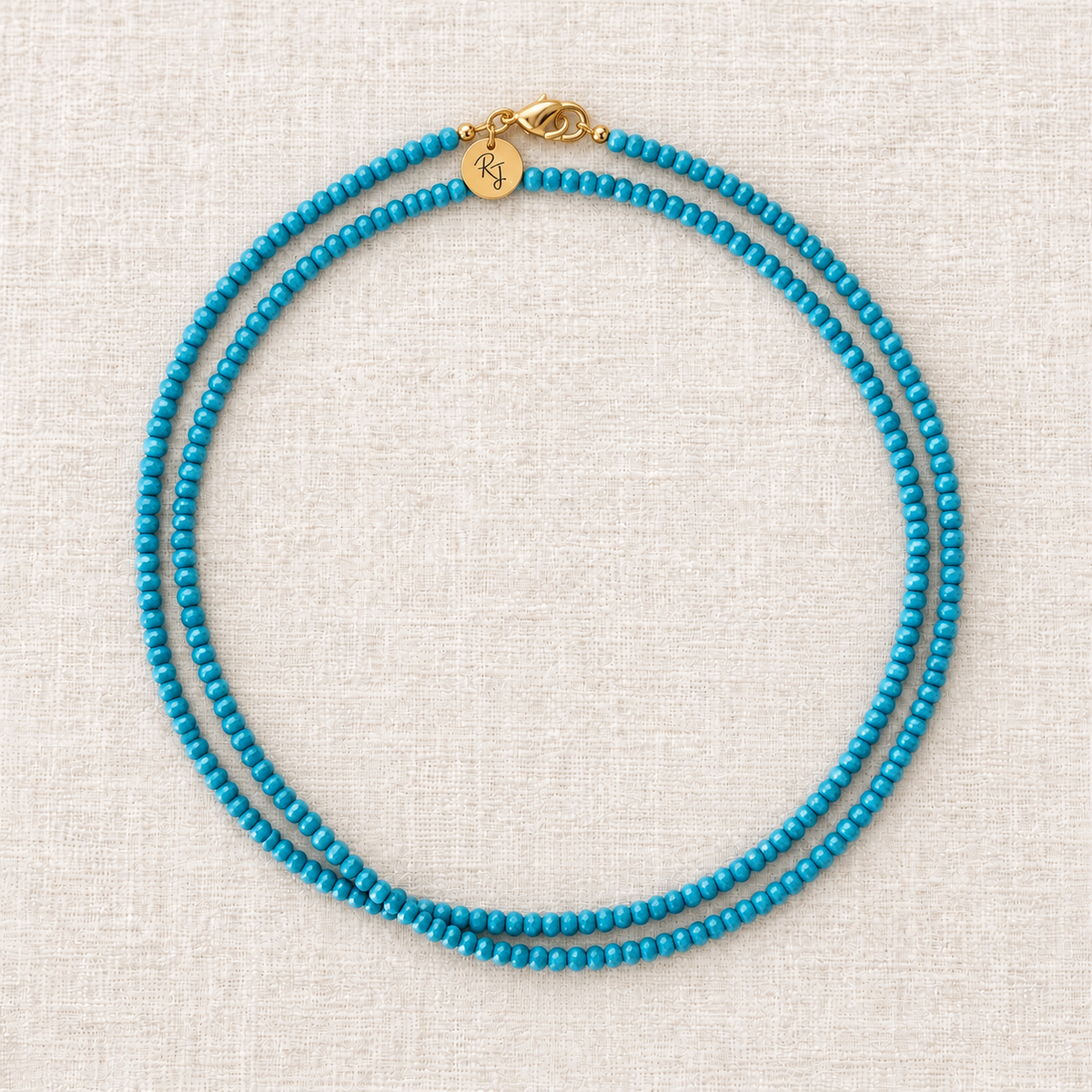 Turquoise Lariat Layered Necklace